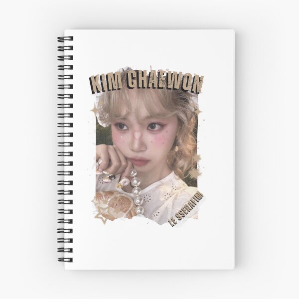 Item preview, Le Sserafimm Kim Chaewon Kpop Girl Group Black and White Collage Design designed and sold by AJUNICE STUDIO.