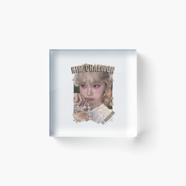 Item preview, Le Sserafimm Kim Chaewon Kpop Girl Group Black and White Collage Design designed and sold by AJUNICE STUDIO.