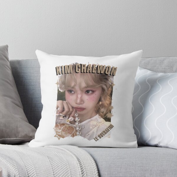 Item preview, Le Sserafimm Kim Chaewon Kpop Girl Group Black and White Collage Design designed and sold by AJUNICE STUDIO.
