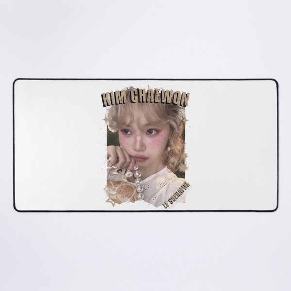 Item preview, Le Sserafimm Kim Chaewon Kpop Girl Group Black and White Collage Design designed and sold by AJUNICE STUDIO.