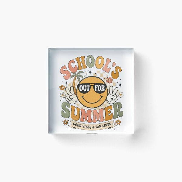 Item preview, Retro Schools Out For Summer Good Vibes designed and sold by ZENVIRART.