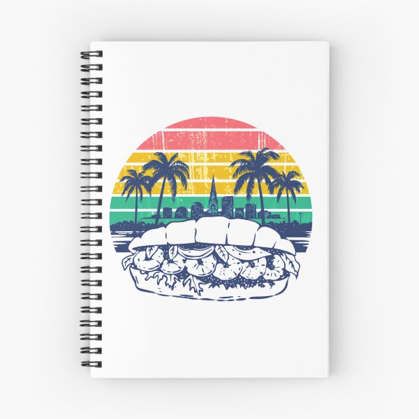 Item preview, Vintage Po' Boy Sandwich Sunset – New Orleans Louisiana Food Lover Design designed and sold by ArcticFoxStudio.