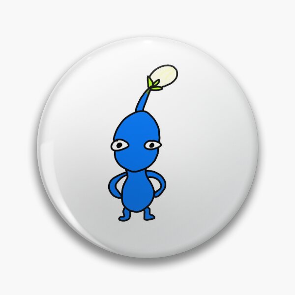Item preview, Blue Pikmin Funny Sticker designed and sold by PineBadDesign.