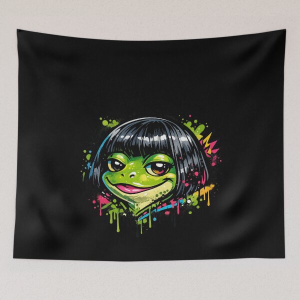 Item preview, Funny Frog Bob Haircut Meme Funny Frog designed and sold by super-think.