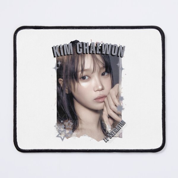 Item preview, Le Sserafimm Kim Chaewon Kpop Girl Group Black and White Collage Design designed and sold by AJUNICE STUDIO.