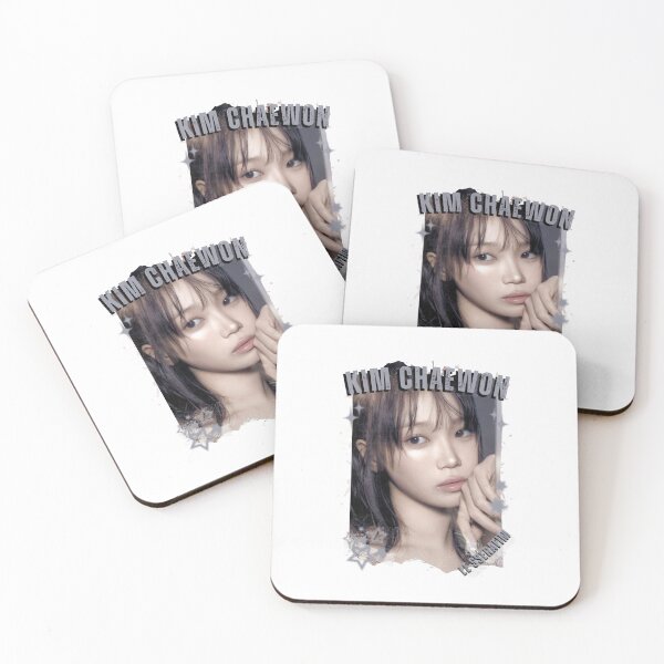 Item preview, Le Sserafimm Kim Chaewon Kpop Girl Group Black and White Collage Design designed and sold by AJUNICE STUDIO.