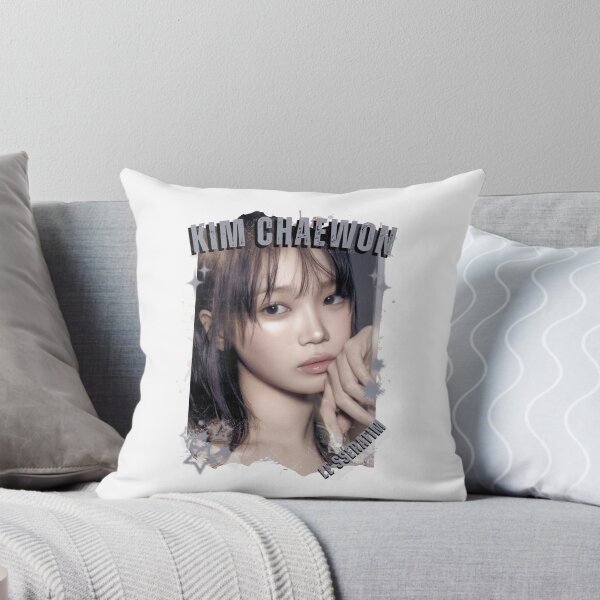 Item preview, Le Sserafimm Kim Chaewon Kpop Girl Group Black and White Collage Design designed and sold by AJUNICE STUDIO.