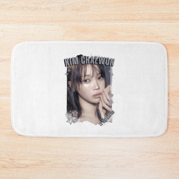 Item preview, Le Sserafimm Kim Chaewon Kpop Girl Group Black and White Collage Design designed and sold by AJUNICE STUDIO.