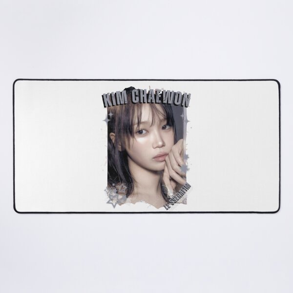 Item preview, Le Sserafimm Kim Chaewon Kpop Girl Group Black and White Collage Design designed and sold by AJUNICE STUDIO.