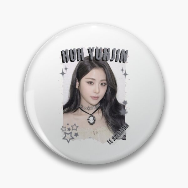 Item preview, Le Sserafimm Huh Yunjin Kpop Girl Group Black and White Collage Design designed and sold by AJUNICE STUDIO.