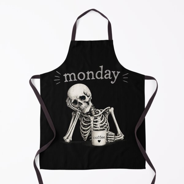 Item preview, Monday Coffee Skeleton – Funny Weekend Recovery Design designed and sold by PaTkA art.