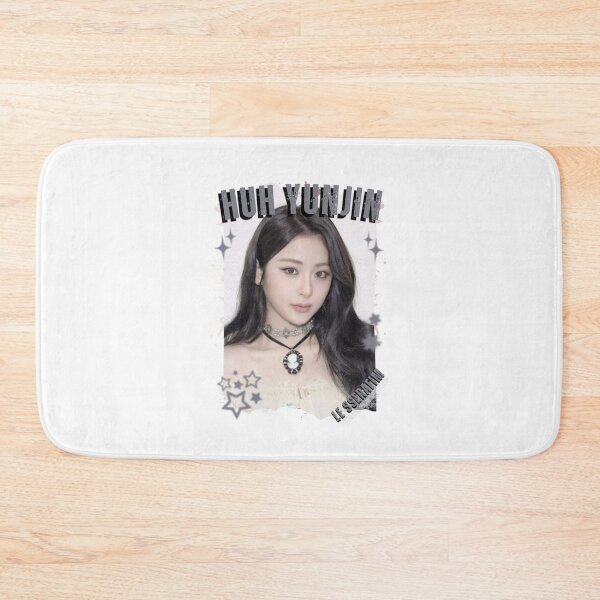 Item preview, Le Sserafimm Huh Yunjin Kpop Girl Group Black and White Collage Design designed and sold by AJUNICE STUDIO.