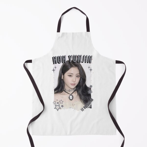 Item preview, Le Sserafimm Huh Yunjin Kpop Girl Group Black and White Collage Design designed and sold by AJUNICE STUDIO.
