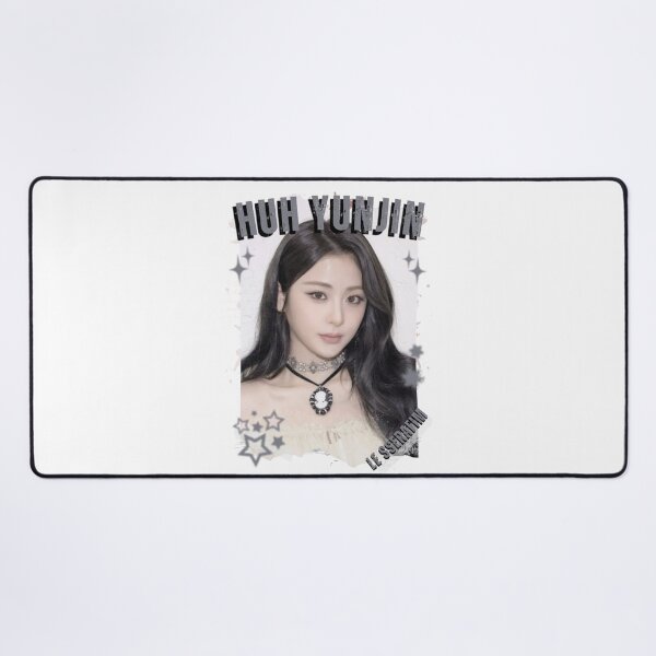 Item preview, Le Sserafimm Huh Yunjin Kpop Girl Group Black and White Collage Design designed and sold by AJUNICE STUDIO.