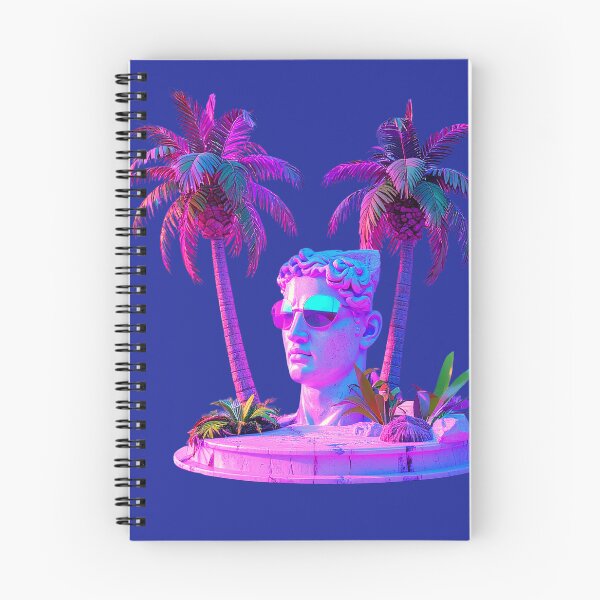 Item preview, Neon Palm Oasis Bust: Cyber Vaporwave Sunglasses designed and sold by A E S T H E T A T A G.