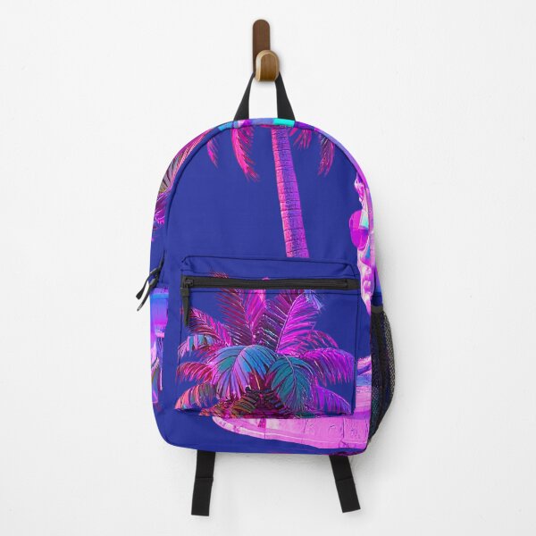 Item preview, Neon Palm Oasis Bust: Cyber Vaporwave Sunglasses designed and sold by A E S T H E T A T A G.