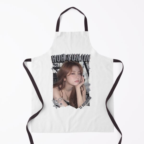 Item preview, Le Sserafimm Huh Yunjin Kpop Girl Group Black and White Collage Design designed and sold by AJUNICE STUDIO.