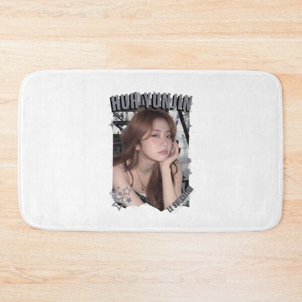 Item preview, Le Sserafimm Huh Yunjin Kpop Girl Group Black and White Collage Design designed and sold by AJUNICE STUDIO.