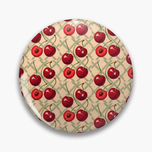 Artikelvorschau, Retro-Kirsch-Wandbild – Vintage-Frucht-Ästhetik für die Küche entworfen und verkauft von LoveNurseries.