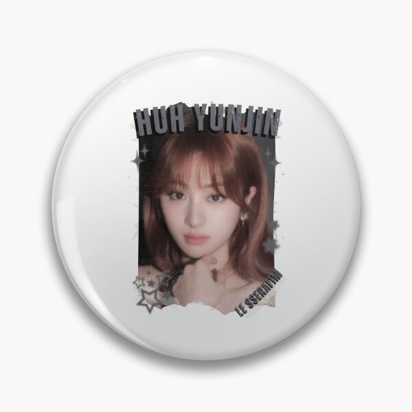 Item preview, Le Sserafimm Huh Yunjin Kpop Girl Group Black and White Collage Design designed and sold by AJUNICE STUDIO.