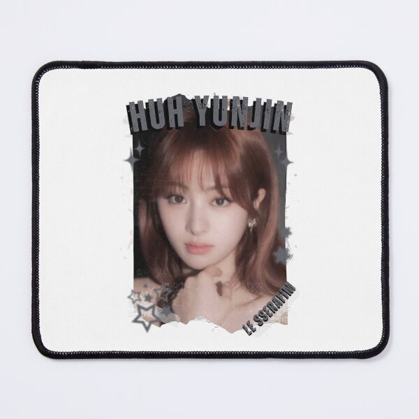 Item preview, Le Sserafimm Huh Yunjin Kpop Girl Group Black and White Collage Design designed and sold by AJUNICE STUDIO.