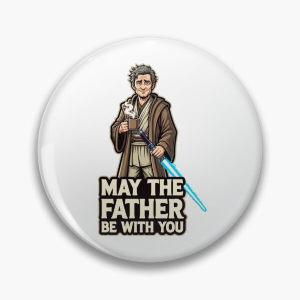 Item preview, May The Father Be With You Funny Star Wars Dad Shirt designed and sold by CerealBoxInk.