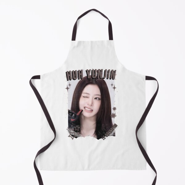 Item preview, Le Sserafimm Huh Yunjin Kpop Girl Group Black and White Collage Design designed and sold by AJUNICE STUDIO.