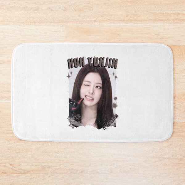Item preview, Le Sserafimm Huh Yunjin Kpop Girl Group Black and White Collage Design designed and sold by AJUNICE STUDIO.