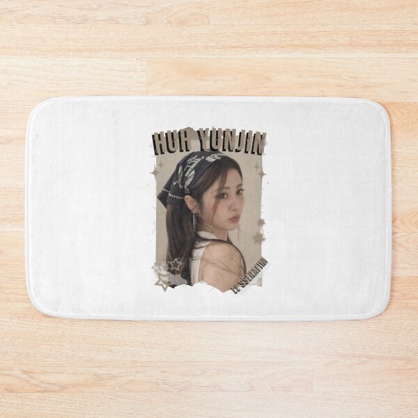 Item preview, Le Sserafimm Huh Yunjin Kpop Girl Group Black and White Collage Design designed and sold by AJUNICE STUDIO.