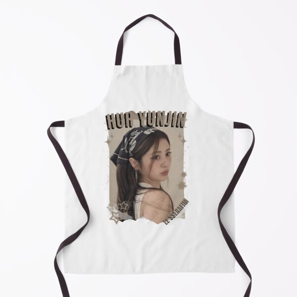Item preview, Le Sserafimm Huh Yunjin Kpop Girl Group Black and White Collage Design designed and sold by AJUNICE STUDIO.