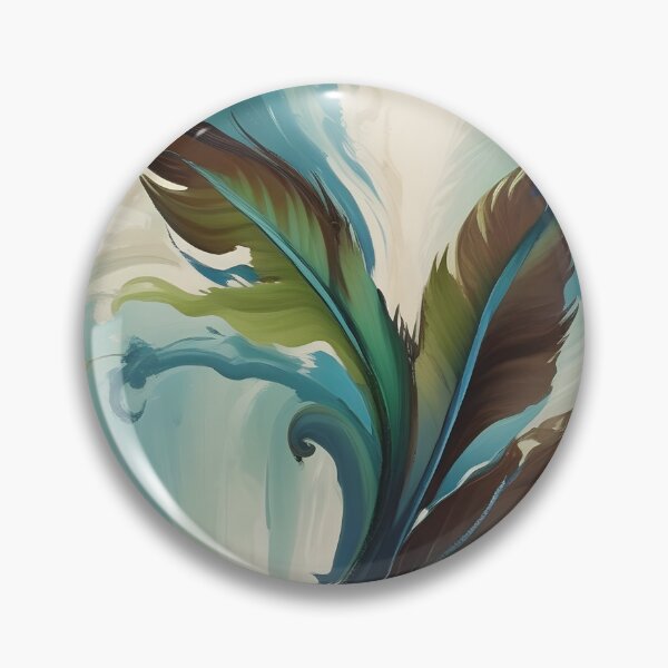 Item preview, Feathered Impressionist Abstract Painting designed and sold by Eclectic Monkey.