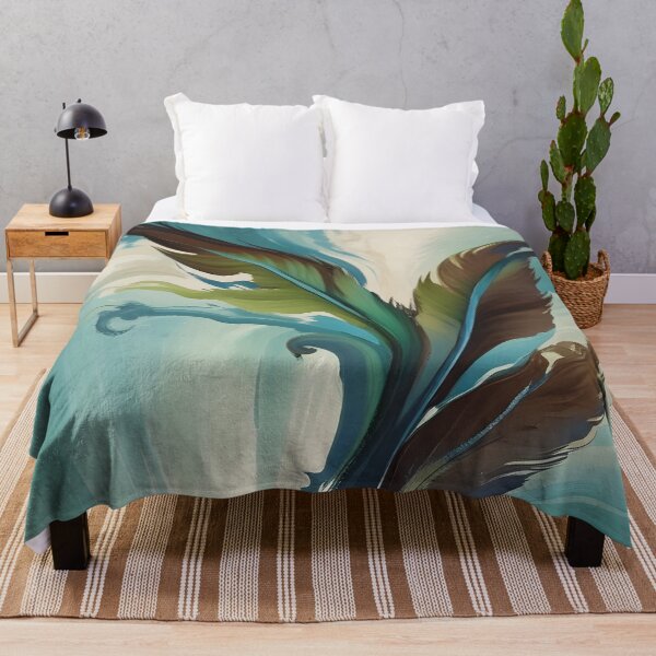 Item preview, Feathered Impressionist Abstract Painting designed and sold by Eclectic Monkey.
