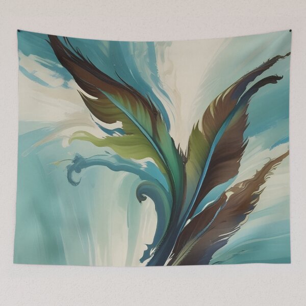 Item preview, Feathered Impressionist Abstract Painting designed and sold by Eclectic Monkey.