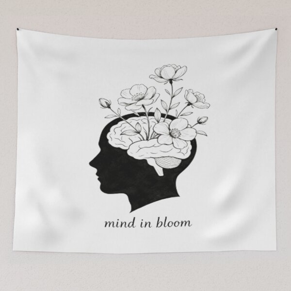 Item preview, Mind in Bloom – Flourishing Thoughts Design designed and sold by Cristhian Almanza.