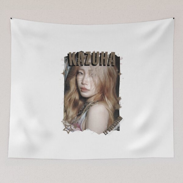 Item preview, Le Sserafimm Kazuha Kpop Girl Group Black and White Collage Design designed and sold by AJUNICE STUDIO.