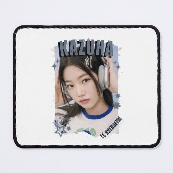 Item preview, Le Sserafimm Kazuha Kpop Girl Group Black and White Collage Design designed and sold by AJUNICE STUDIO.