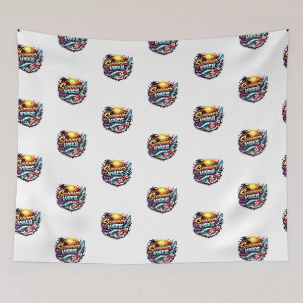Item preview, Summer Vibes Tropical Beach designed and sold by AchraffPrint.