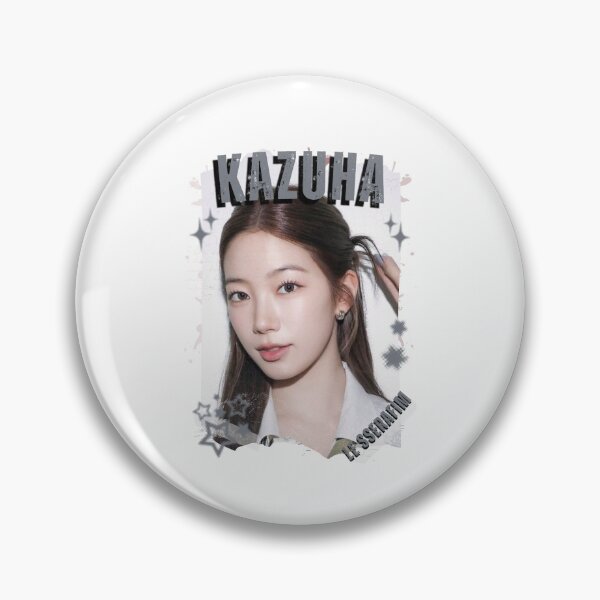 Item preview, Le Sserafimm Kazuha Kpop Girl Group Black and White Collage Design designed and sold by AJUNICE STUDIO.