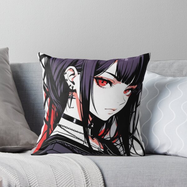 Item preview,     Gothic Anime Girl Red Eyes Dark Aesthetic designed and sold by AnimDream .
