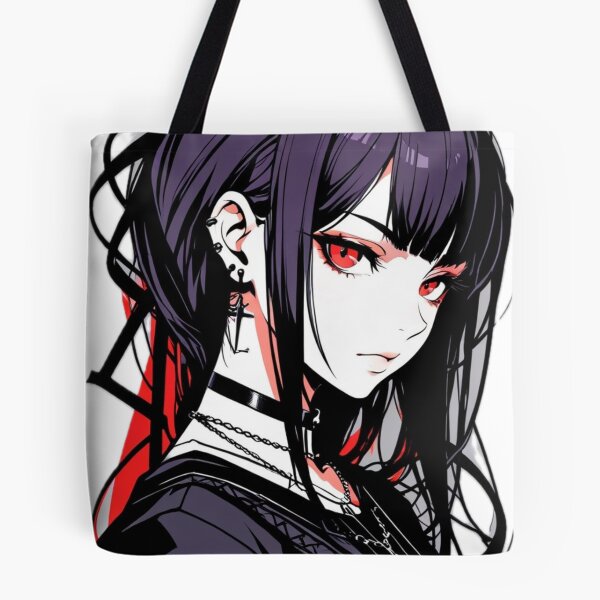 Item preview,     Gothic Anime Girl Red Eyes Dark Aesthetic designed and sold by AnimDream .