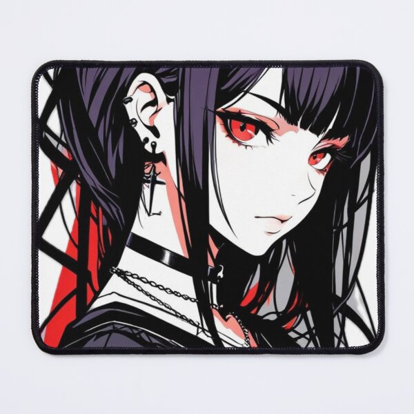 Item preview, Gothic Anime Girl Red Eyes Dark Aesthetic designed and sold by AnimDream .