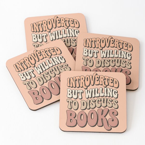 Item preview, Introverted but willing to discuss books designed and sold by turkey1200.