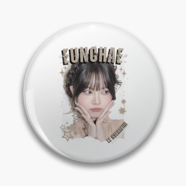 Item preview, Le Sserafimm Hong Eunchae Kpop Girl Group Black and White Collage Design designed and sold by AJUNICE STUDIO.