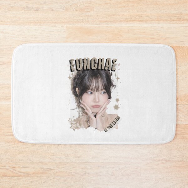 Item preview, Le Sserafimm Hong Eunchae Kpop Girl Group Black and White Collage Design designed and sold by AJUNICE STUDIO.