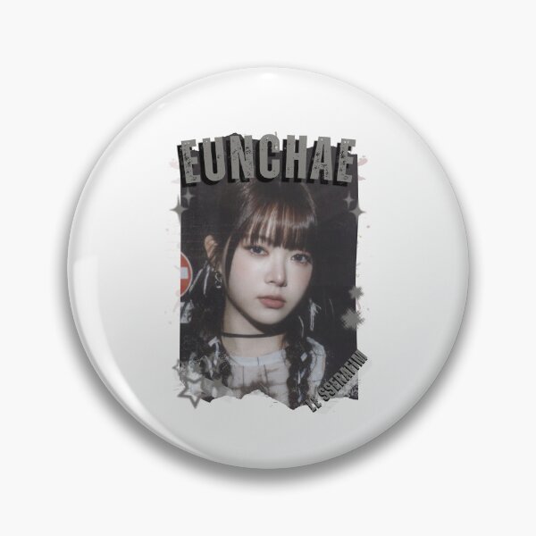 Item preview, Le Sserafimm Hong Eunchae Kpop Girl Group Black and White Collage Design designed and sold by AJUNICE STUDIO.