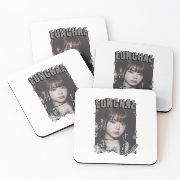 Item preview, Le Sserafimm Hong Eunchae Kpop Girl Group Black and White Collage Design designed and sold by AJUNICE STUDIO.