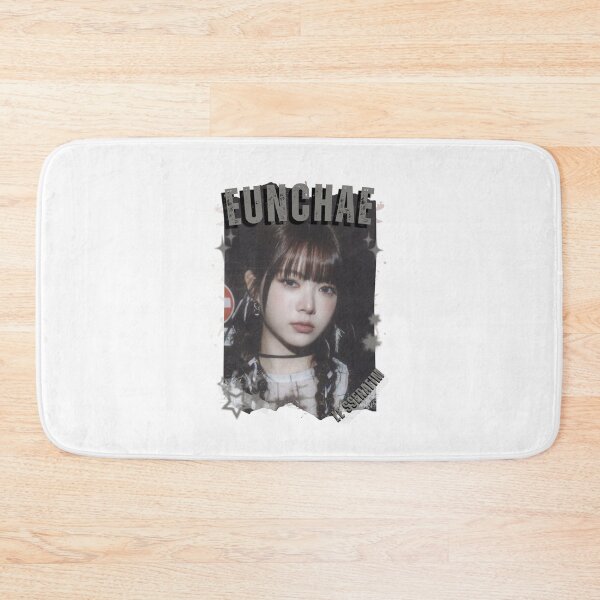 Item preview, Le Sserafimm Hong Eunchae Kpop Girl Group Black and White Collage Design designed and sold by AJUNICE STUDIO.