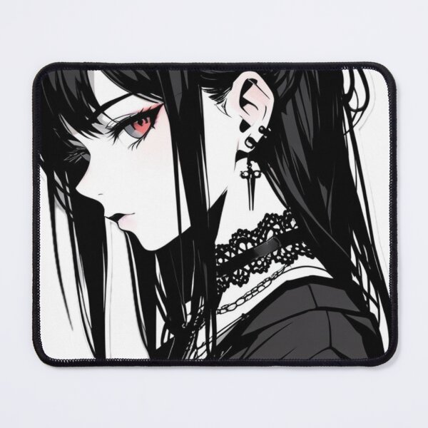 Item preview, Dark Kawaii Gothic Anime Girl Black Hair Design designed and sold by AnimDream .