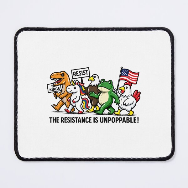 Item preview, THE RESISTANCE IS UNPOPPABLE designed and sold by RevoSnark.