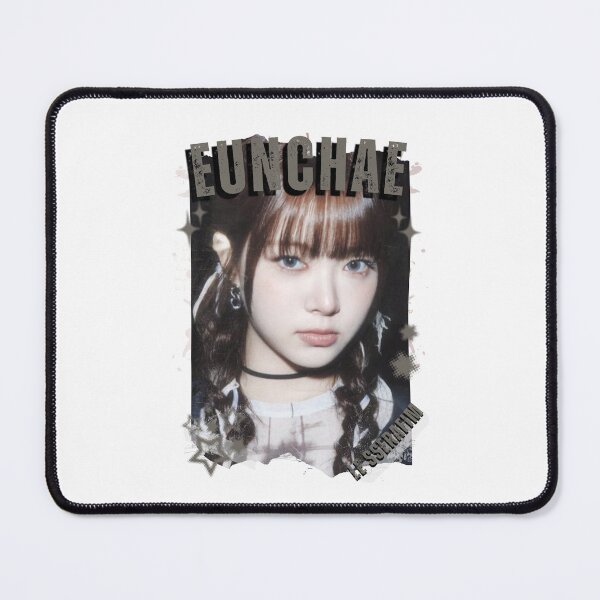 Item preview, Le Sserafimm Hong Eunchae Kpop Girl Group Black and White Collage Design designed and sold by AJUNICE STUDIO.
